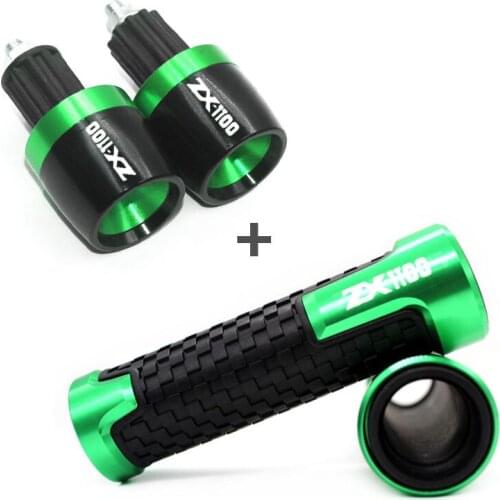 For Kawasaki ZX1100 ZX-11 ZZR 1100 ZZR1100 1990-2001 1995 1996 1997 1998 Motorcycle handle grips Motorbike handlebar ends