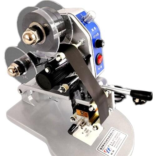 Ribbon Date Code Printing Machine Expiry Date Machine 220V Manual Hot Foil Stamping Printer Tools Thermal DY-8