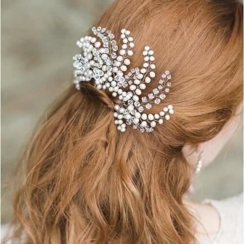Wedding Hair Accessory 3 Pieces Women Jewelry Unique Charming Ornaments Headpieces Hair Comb GIft Bridal Headwear Hairpin