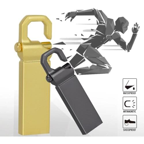 New USB3.0 Flash Drive 32GB Real capacity usb Pen Drive 16GB 64GB metal Flash drive Memoria cel usb Stick 8GB 4GB U Disk gift