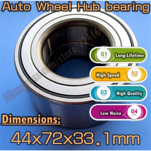 Long-Lifetime High speed Car Bearing Auto Wheel Hub bearing DAC447233 44x72x33.1mm DAC44720033 beach car bearing Free Shipping