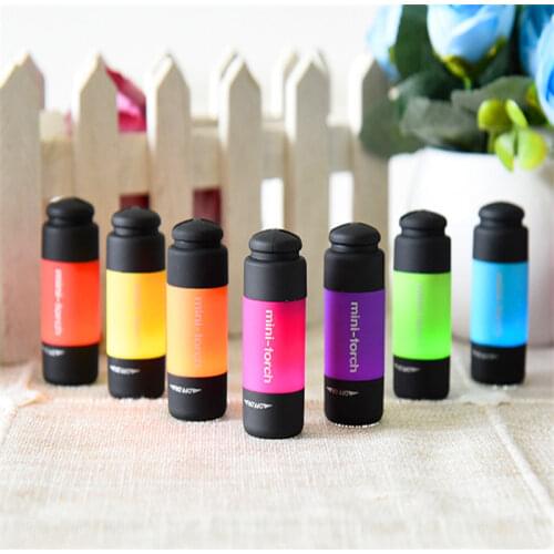 1PC Led Light USB Charg 0.5W 25Lum Portable LED Mini Torch Outdoor Tools Flashlight USB Rechargeable Keychain camping equipment