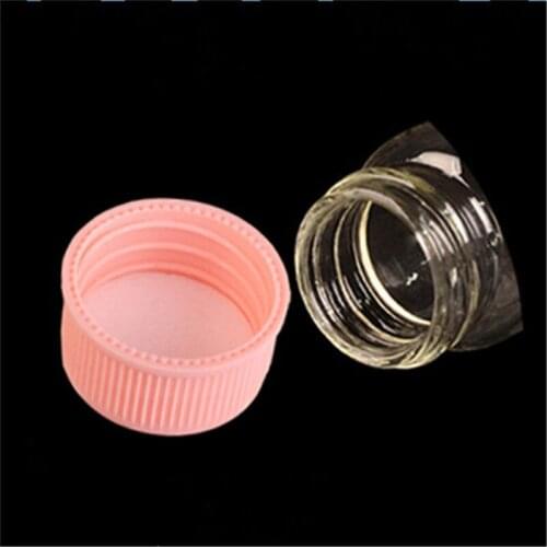27*70*14mm 25ml Glass Jars With Plastic Cap Transparent Empty Glass Bottles Jars Containers 50pcs/lot