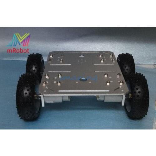 3540Motor Robot Smart Car Chassis With Speed Encoder 4 Wheels Drive Car For DIY Kit Educational Teaching Tool