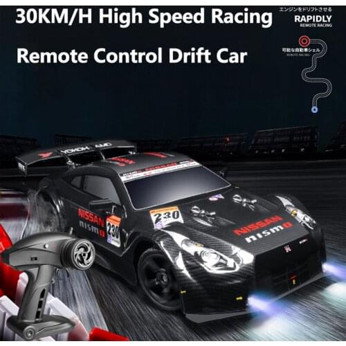 4WD Simulation Drifting RC Car 30KM/H High Speed Racing Replaceable Tire And Shell LED Light 20Mins Endure Electric Kids RC Toy