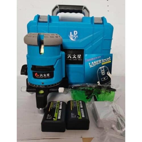 5 lines 3D lazer level machine Green Beam 360 tool rotary laser levels