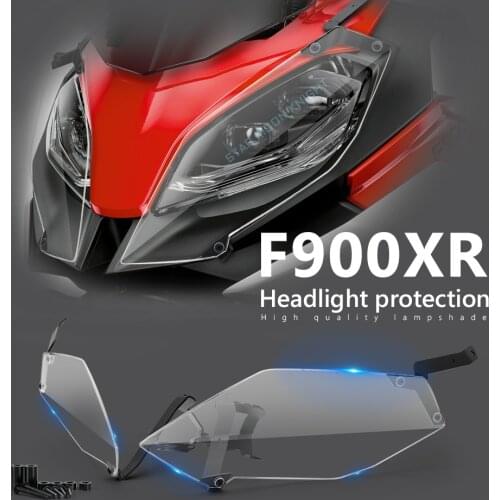 Motorcycle Accessories Headlight Guard Lens Protection Clear Front Lamp Cover For BMW F900XR F 900 XR F900 XR 2020 - 2021