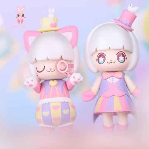 Blind Box Toys Kimmy Miki Rainbow Circus Blind Box Cute Doll Guess Bag Blind Toys Girl Gift Clown Magician Blind Box Caja Ciega
