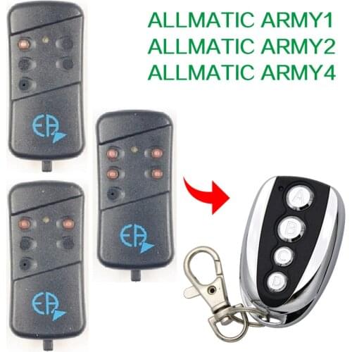 ALLMATIC ARMY1 ARMY2 ARMY4 remote control 433.92mhz gate garage door ALLMATIC ARMY2 433mhz remote control
