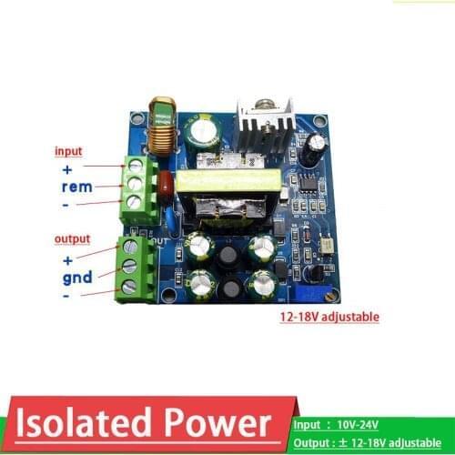 Audio Isolated Power DC-DC 12V 24V TO ± 12V 15V 18V positive negative power supply Voltage Regulator module FOR amplifier