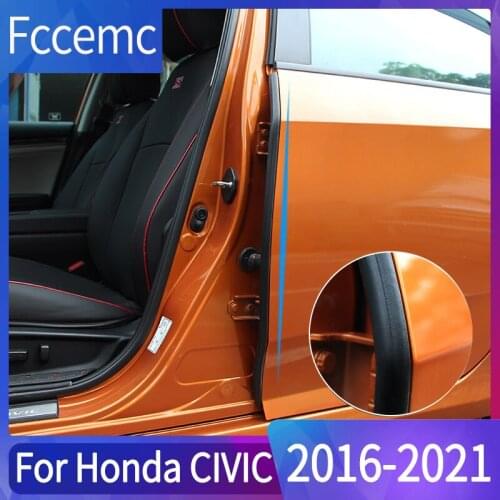 Car Door Rubber Seal Strips Auto Layer Sealing Stickers For Honda Civic 10th Trunk Sound Insulation Weatherstrip Car Accessories