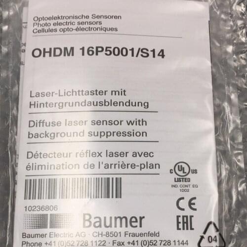 Baumer sensor ohdm 16p5001s14