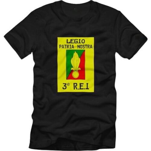 Legion Partia Nostra Foreign Legion 3e Rei Men T SHIRT SHORT Casual COTTON O-Neck mens t shirts