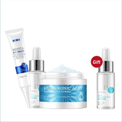Hyaluronic Acid Moisturizing Face Serum Deep Moisturizing Anti-wrinkle Facial Cream Shrink Pores Eliminate puffiness Eye Cream