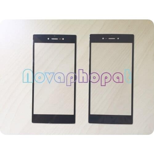 Novaphopat 5" Black Glass Screen For Wiko Highway Star Glass Lens screen Replacement (Not touch LCD Digitizer Sensor) +track