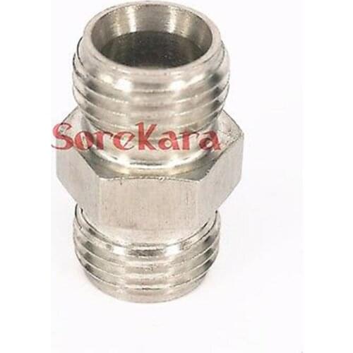 M16x1.5mm Metric Male to M16x1.5mm Metric Male Threaded 304 Stainless Steel Pipe Fitting Connector Adapter Max Pressure 2.5 Mpa