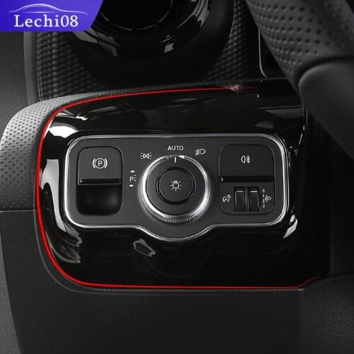 Headlight switch trim For Mercedes w177 amg/classe a mercedes classe a w177 clase trims/a180 Mercedes a class w177 accessories