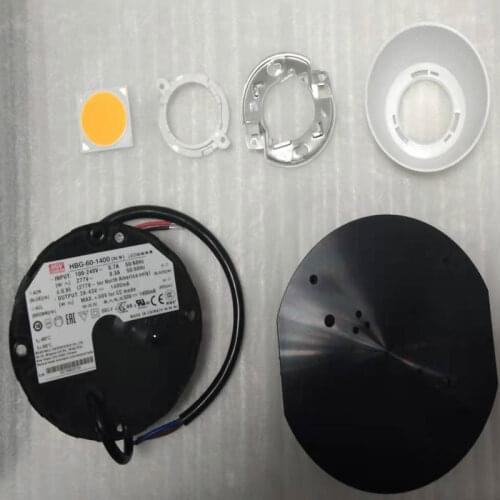 Led Cob Cree Cxb3590 Kit Angle Glass Lens D100mm Accessories 3pcs DIY Be Used for Growing Lamps With 90/120 Degree Beam Indoor