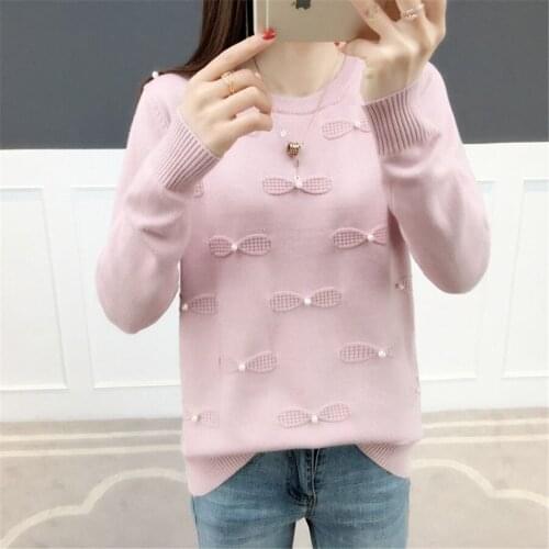 2021 Autumn Winter Pullover Sweater Women Jumper Korean Beautiful Color Long Sleeve Knitted Sweater Female Khaki