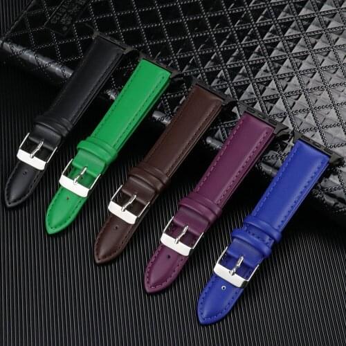 High Quality Watch Band Loop Strap for Apple Watch leather Strap Replacement 38mm 40mm for iwatch series 5/4/3/2/1 42mm 44mm