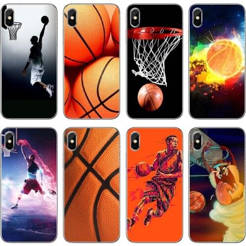 Silicone Cover For Xiaomi Mi A1 A2 A3 5X 6X 8 9 9T 10 10T 11 Lite SE Pro play-Basketball