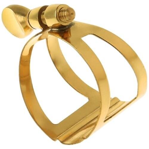 Soprano Alto Tenor Saxophone Clarinet In Bb Flexibility Gold Mouthpiece Ligature