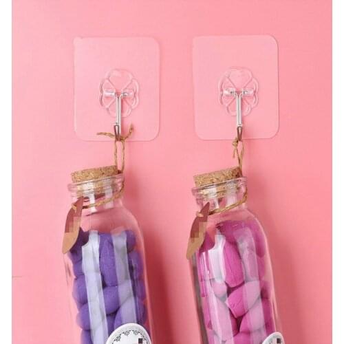 10pcs Punch-Free Non-Marking Screw Stickers Wall Picture Hook Invisible Traceless Hardwall Drywall Picture Hanging Kit