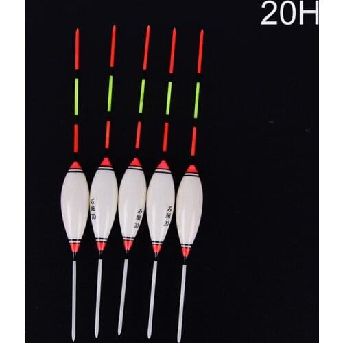 5pcs/lot Fishing Floats Balsa Flotteur Peche Shallow Water & Ice Groupers Floating Bobbers 5 Models Fishing Accessories