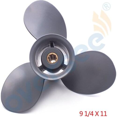 9 1/4X11 Aluminum Outboard Propeller for HONDA OUTBOARD ENGINE 8-20HP