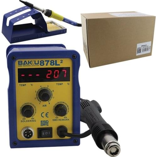 BAKU BK-878L2 HEAT ADJUSTABLE + ÜFLEMELİ HAVYA DIGITAL