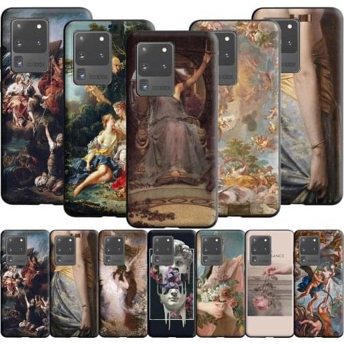 Plaster Statue David Aesthetic Case for Samsung Galaxy A10 A20E A30 A50 A51 A71 A21S A31 A32 A22 A82 A03S S21 FE
