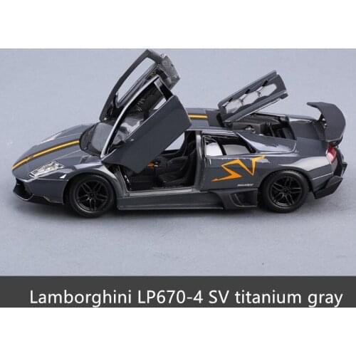 1:24 Lamborghini LP670SV simulation alloy car model collection gift toy