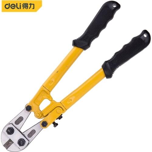 Deli 12''Multifunctional Wire Bolt Cutter Tool Heavy Duty Pliers Strong Shear Lock Chain Thicken Hand Tools Labor Saving Cutters