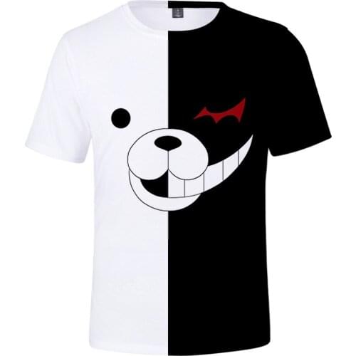 Danganronpa T Shirt Men Women Kid Tshirt Monokuma Cosplay Clothing Anime Clothes