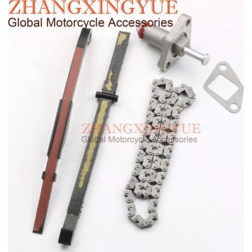 Cam Chain Tensioner Kits rubber guide Cam chain for Gy6 50cc 80cc 100cc 139QMB 139QMA