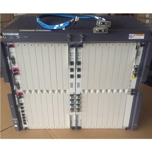Original 21 inch 10U OLT MA5680T height, GEPON OLT with 2 device control board and 2 PRTE SCUN power
