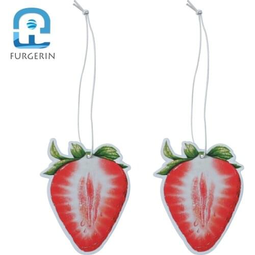 2PCS Fruit Fragrance Paper Auto Air Freshener Home Perfume room freshener clean air Suitable for Bedroom Bathroom Car