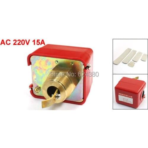 Liquid Water Flow Paddle Control Switch SPDT 32mm 1.27" G1" Port 15A 220V AC HFS-25
