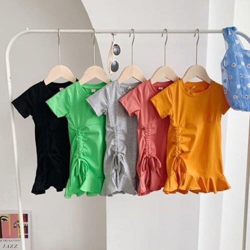 Girls dress spring dress 2020 new fashion fashion children princess dress vest dress female baby dresst Korean version