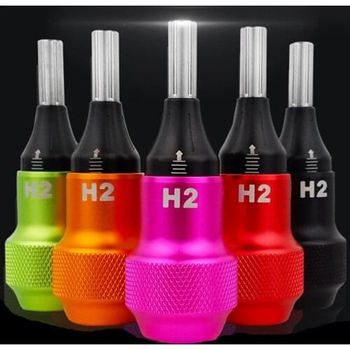H2 Tattoo Handle 25mm Aluminum Alloy Tattoo Grip for Cartridge Needles