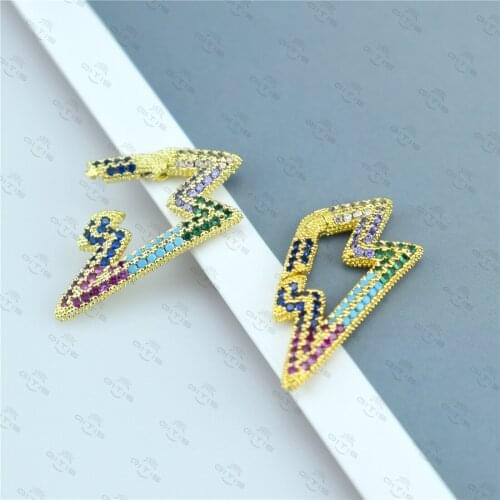 DIY New Designer Costume Jewelry Making Supplies Handmade Decorative Pendant Carabiner Fastener Screw Lock Clasps Wholesale