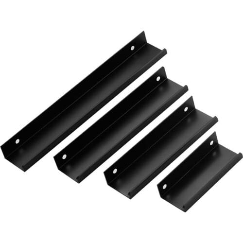 Modern Simple Hidden Cabinet Door Edge Handle Knob Wardrobe Drawer Pulls Drawer Knobs Furniture Door Handle Hardware