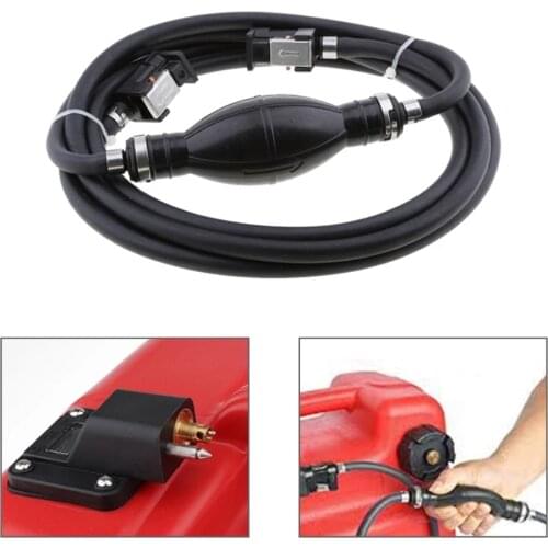 New Universal 2.1M Fuel Hose Pipe 8mm Rubber Fuel Pump Outboard Engine Gasoline Tank Connector Kit For Car Ship Fuel Pipe Hose