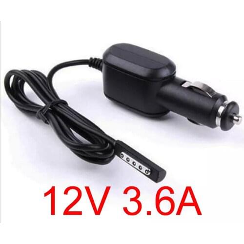 1PCS High Quality 12V 3.6A Car Power Supply Adapter Charger for Microsoft MS Surface Pro 1 2 10.6" For Surface 2/RT/PRO/PRO2