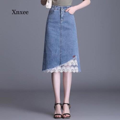Xnxee Denim Skirts For Women