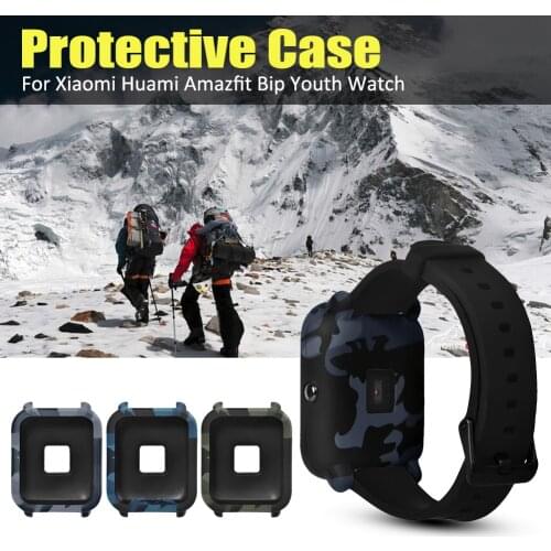 Smart Watch Protector Case Skin-Friendly Frame Soft PC Case Cover Protect Case For Xiaomi Huami Amazfit Bip Youth Watch
