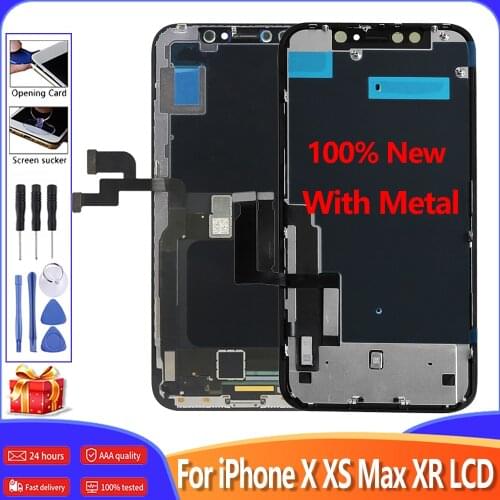 AAA For iPhone X XR XS max LCD Display OLED/Incell LCD Touch Screen Digitizer Replacement No Dead Pixels For iPhone X 11 XS LCD