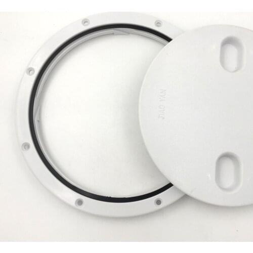 1 Pcs ABS Boat Deck Plate Waterproof Canoe Deck Plate Round Cover For Kayak Marine Boating Water Sport Etc O-ring Sealed