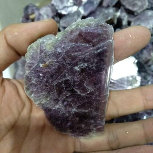 200g Beautiful ! Top amethyst mica cloud sheet quartz crystal mineral specimen