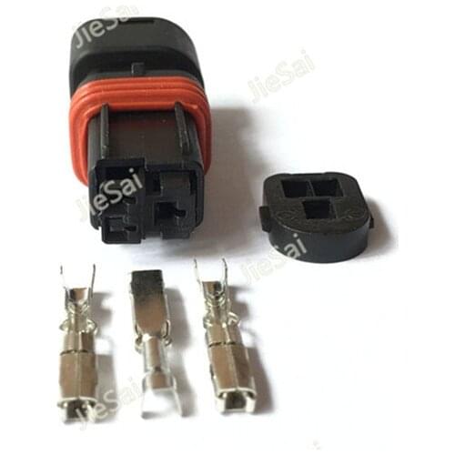 Kaifa High Quality 3 Pin Female Wiring Waterproof Electrical Connector Automobile
